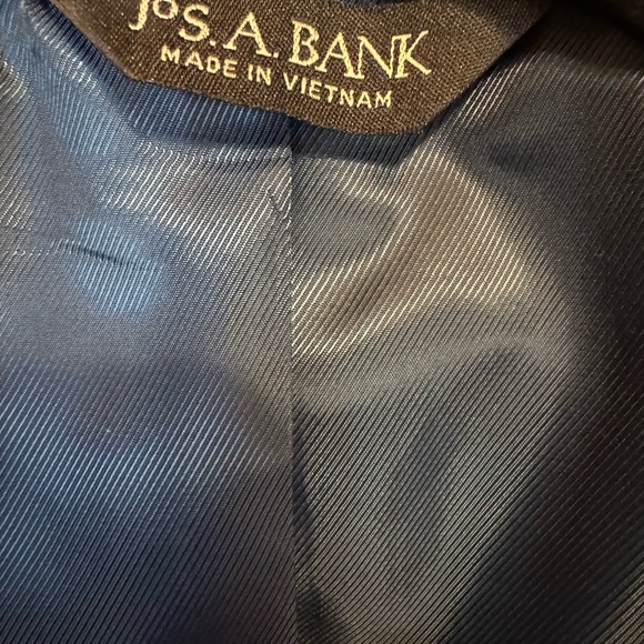 New Jos A Bank Gray Tailored Fit Wool Blazer Sport Jacket 48R Executive Collecti - Picture 10 of 14